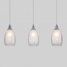 Подвесной светильник со стеклянным плафоном 50285/3 хром &mdash; Multielectrika