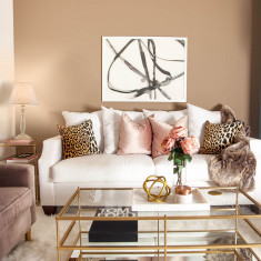 Классическая настольная лампа 01060/1 белый с золотом &mdash; Multielectrika