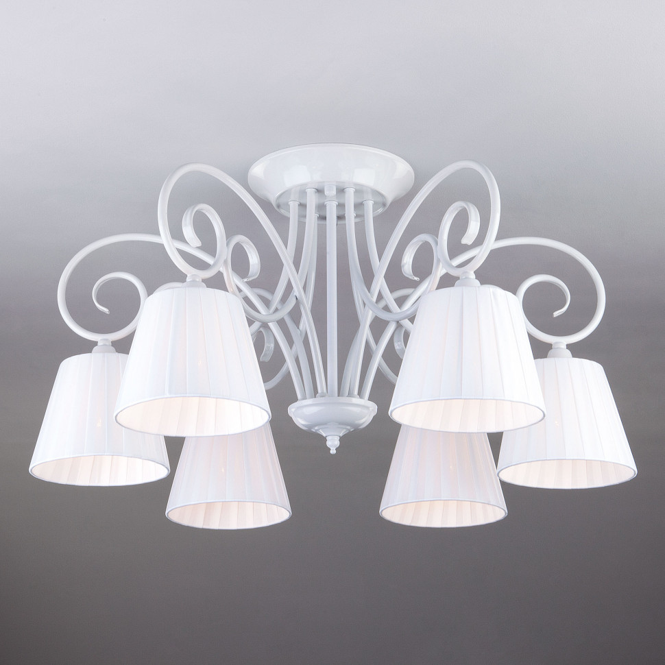 Классическая люстра с абажурами 303/6 фото 1 — Multielectrika