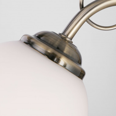 Бра с плафоном и выключателем 30107/1 античная бронза — Multielectrika