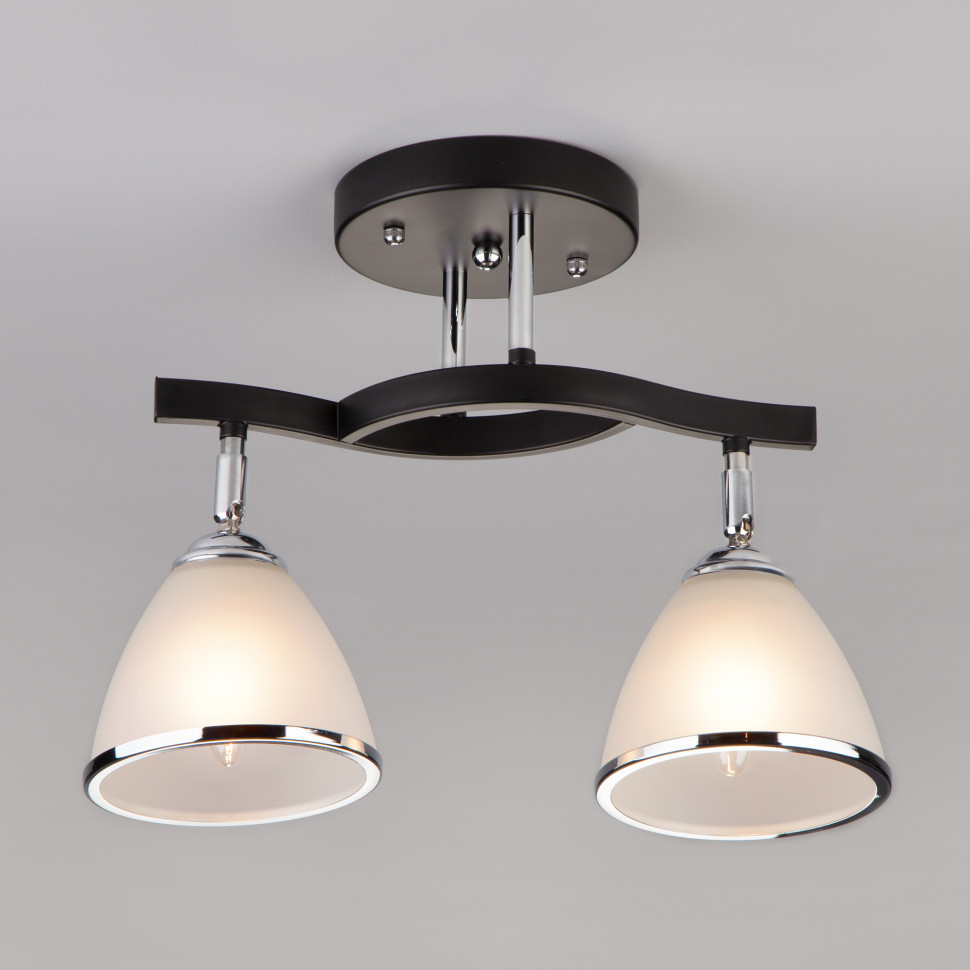 Потолочный светильник 9612/2 хром / венге фото 1 — Multielectrika