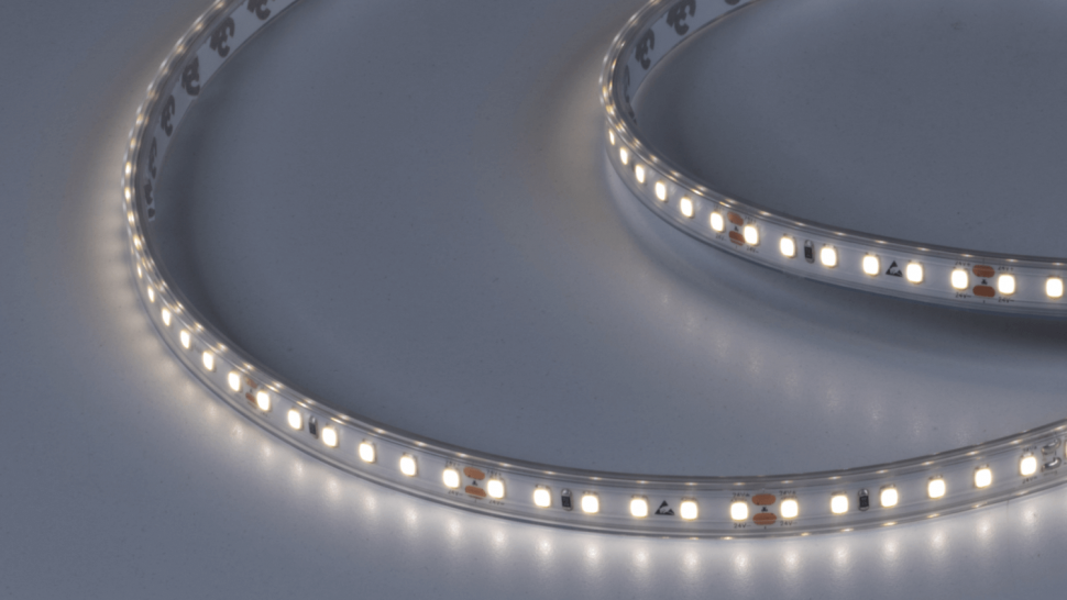 Лента светодиодная DSG 2835 W 120L-V24-IP65, 6000K, 120 LED, 9,6 W/m, LUX фото 1 &mdash; Multielectrika