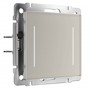 Умный сенсорный выключатель двухклавишный (дымчатый) W4523641 — Multielectrika