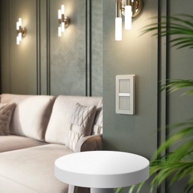 Умный сенсорный выключатель двухклавишный (дымчатый) W4523641 — Multielectrika