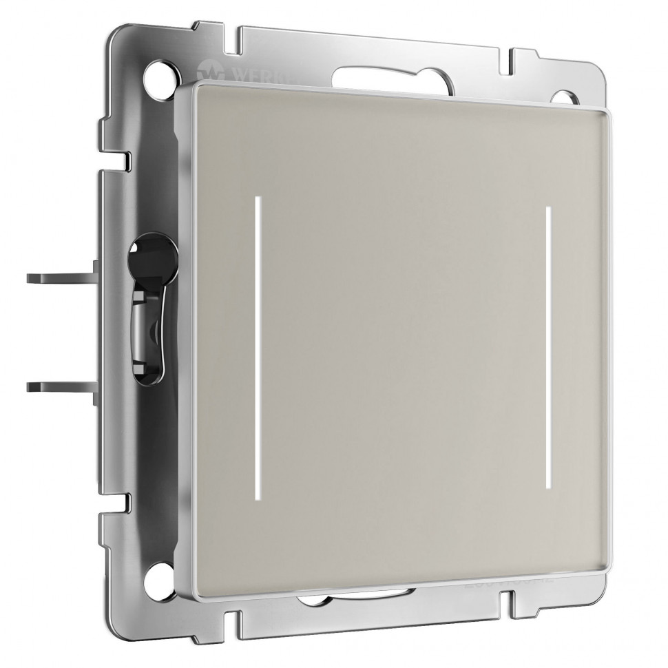 Умный сенсорный выключатель двухклавишный (дымчатый) W4523641 фото 1 &mdash; Multielectrika