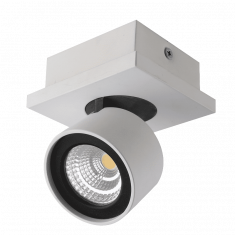 LC258-1COBW-3-NW Накладной Светильник мат белый 4000K 3W (LEVEL-COB-W) &mdash; Multielectrika