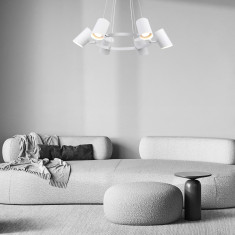 Умный подвесной светильник с поворотным механизмом 70147/6 белый Smart &mdash; Multielectrika