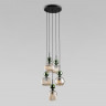 Подвесной светильник со стеклянными плафонами 11149 Sophia Green Cognac