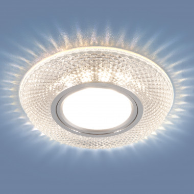 Встраиваемый точечный светильник со светодиодной подсветкой 2238 MR16 CL прозрачный — Multielectrika