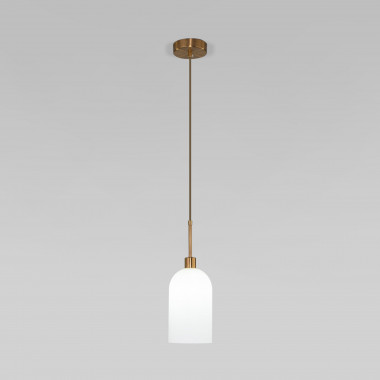 Подвесной светильник со стеклянными плафонами 50357/1 латунь — Multielectrika