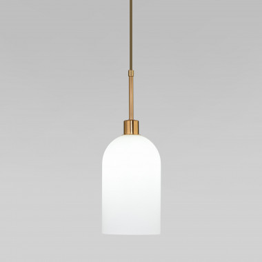 Подвесной светильник со стеклянными плафонами 50357/1 латунь — Multielectrika