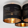 Потолочный светильник с тканевыми абажурами 851 Tago black фото 6 — Multielectrika