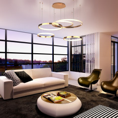 Умный подвесной светильник 90275/5 медный &mdash; Multielectrika