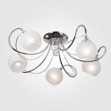 Люстра с плафонами 30102/5 хром — Multielectrika