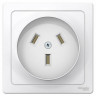 Розетка силовая для плиты 2P+N, 32а, 220в, скрытой установки, белый BLANCA (BLNSR003231)