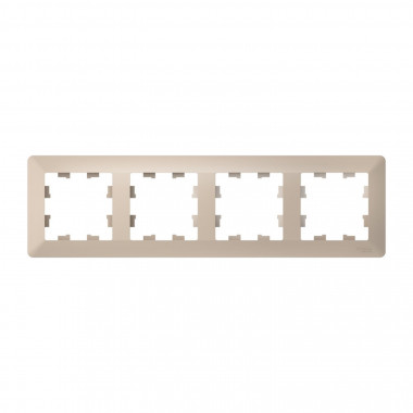 Рамка на 4 поста Systeme Electric AtlasDesign Air песочный — Multielectrika