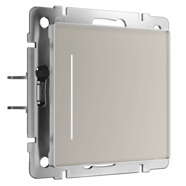 Умный сенсорный выключатель одноклавишный (дымчатый) W4513641 &mdash; Multielectrika