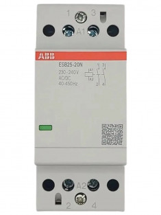 Контактор ESB25-20N-06 модульный (25А АС-1, 2НО), катушка 230В AC/DC 1SAE231111R0620 &mdash; Multielectrika