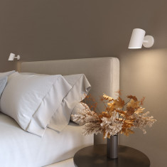 Настенный светильник с поворотным механизмом 70147/1 белый &mdash; Multielectrika