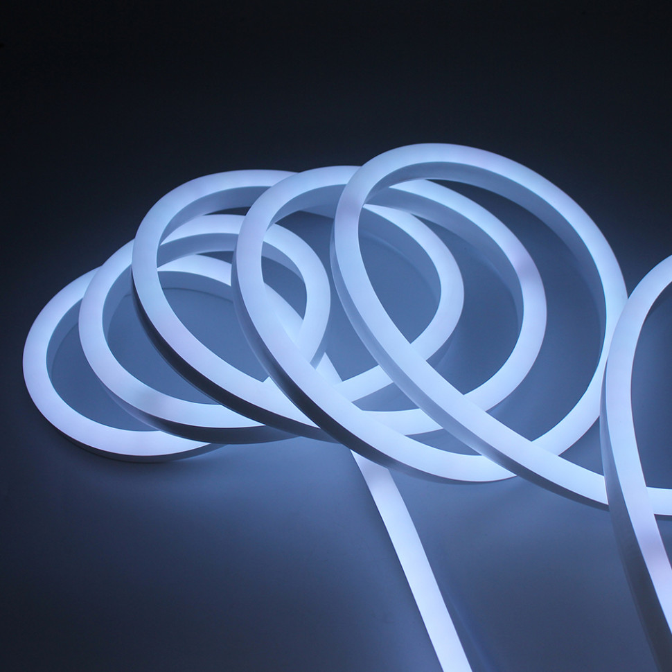 Неоновая лента светодиодная SWG SMD 220В 2835, 120 LED/м, 6 Вт/м, 220В , IP65, Цвет: Холодный белый фото 1 — Multielectrika