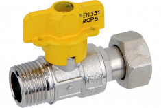 Kран шаровой для газа Bugatti Rp1/2"x G3/4" арт.571 05710003 &mdash; Multielectrika