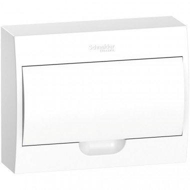 Корпус навесной Systeme Electric City9 Box с белой дверцей 1ряд/12мод — Multielectrika