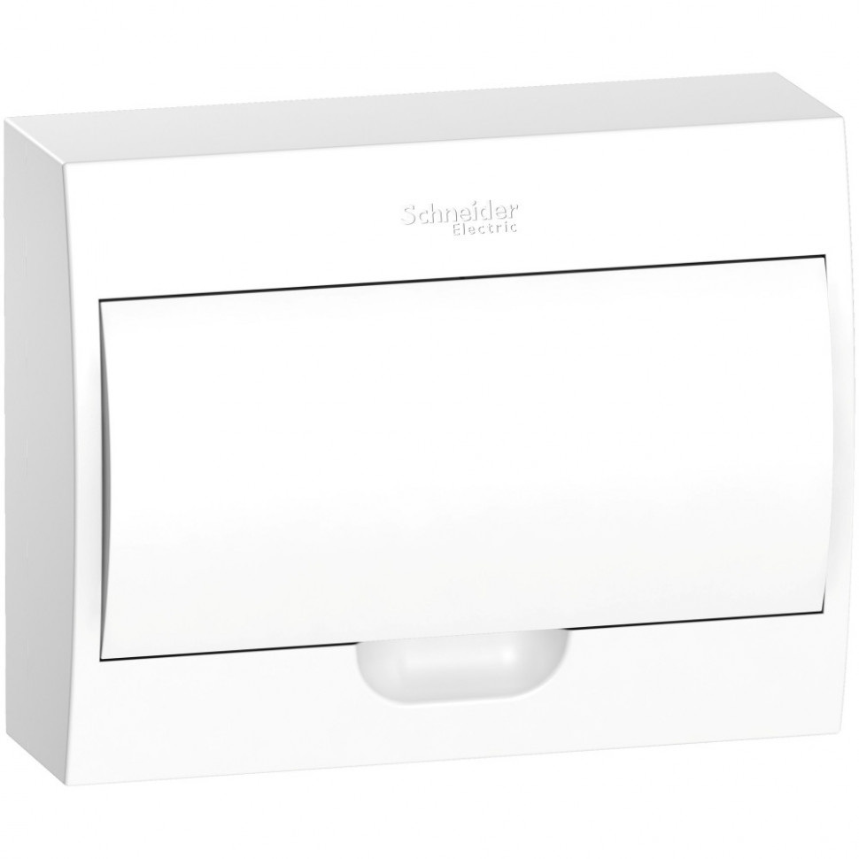 Корпус навесной Systeme Electric City9 Box с белой дверцей 1ряд/12мод фото 1 — Multielectrika
