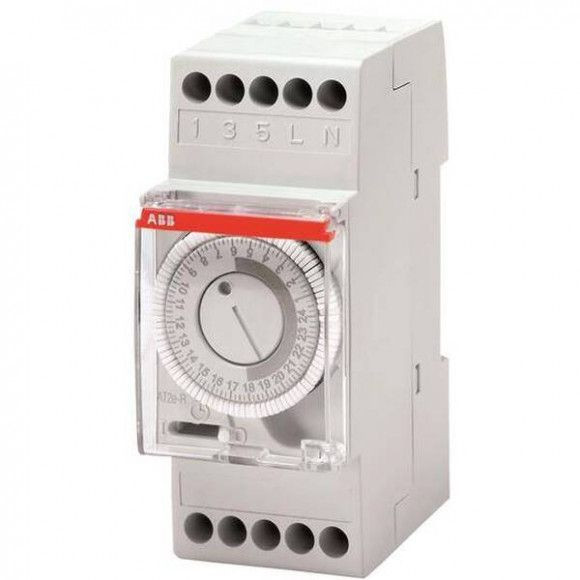 Реле времени AT2-R суточное, 230 В, 16 А, с аккумулятором на 150 часов ABB 2CSM204115R0601 фото 1 — Multielectrika