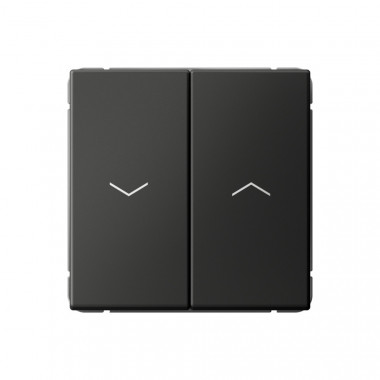 Выключатель для жалюзи Systeme Electric ArtGallery 10А, базальт — Multielectrika