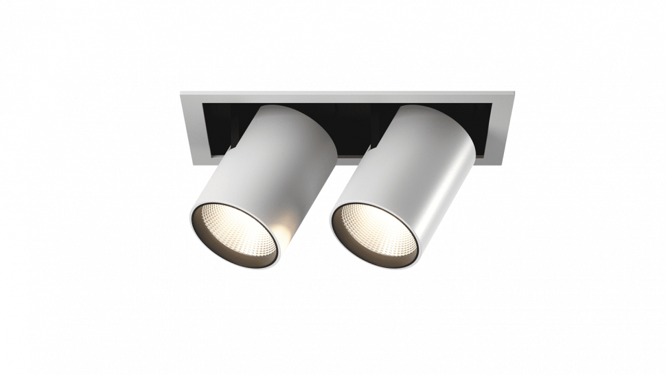 Встраиваемый LED светильник  SPL двойной  25W 3000K SPL-SQ2-25-WW фото 1 — Multielectrika