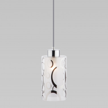 Подвесной светильник со стеклянным плафоном 50000/1 хром — Multielectrika