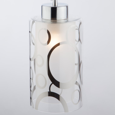 Подвесной светильник со стеклянным плафоном 50000/1 хром — Multielectrika