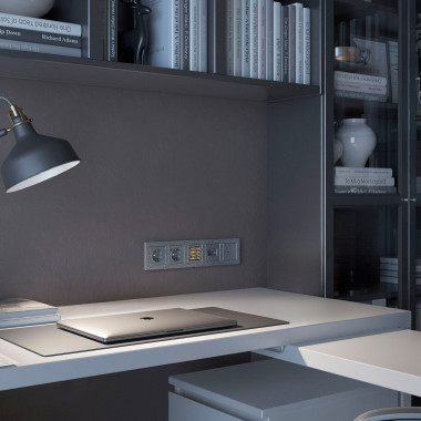 Акустическая розетка (Hammaer серебряный) W1285006 — Multielectrika