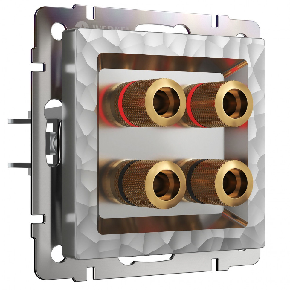 Акустическая розетка (Hammaer серебряный) W1285006 фото 1 &mdash; Multielectrika