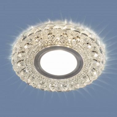 Встраиваемый точечный светильник с LED подсветкой 2236 MR16 CL прозрачный — Multielectrika