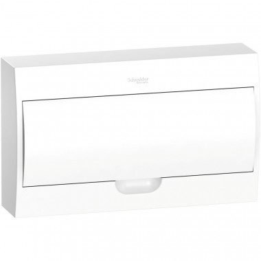 Корпус навесной Systeme Electric City9 Box с белой дверцей 1ряд/18мод — Multielectrika