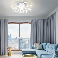 Умный потолочный светильник 90235/8 белый &mdash; Multielectrika