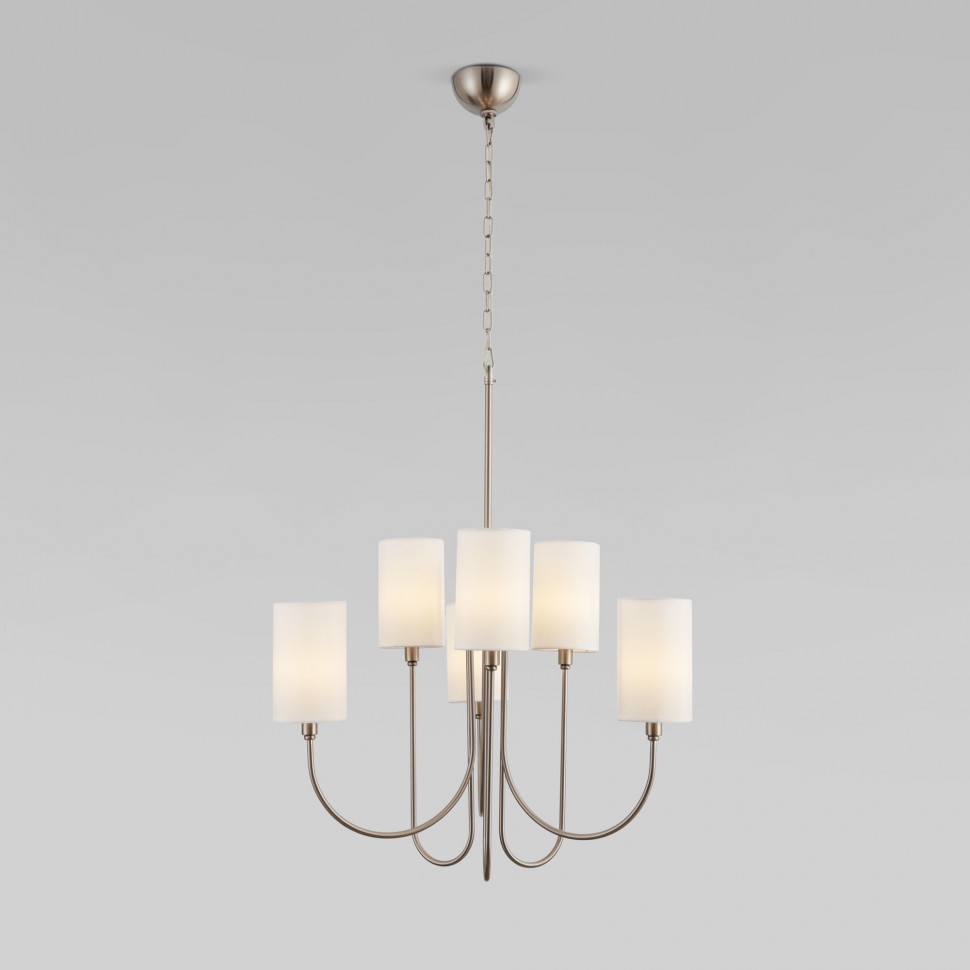 Умная подвесная люстра 60164/6 никель фото 1 &mdash; Multielectrika