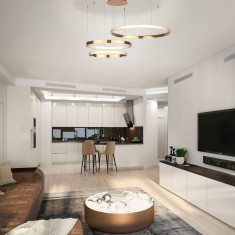 Умный подвесной светильник 90275/3 медный &mdash; Multielectrika