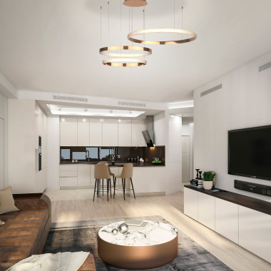 Умный подвесной светильник 90275/3 медный — Multielectrika