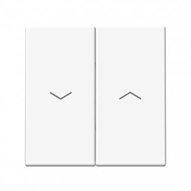 Выключатель для жалюзи Systeme Electric ArtGallery 10А, белый — Multielectrika