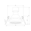 Светильник встраиваемый City GU10 белый 25055/01 фото 14 &mdash; Multielectrika