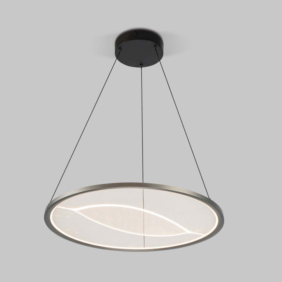 Подвесной светодиодный светильник 40027/1 LED серый фото 1 &mdash; Multielectrika