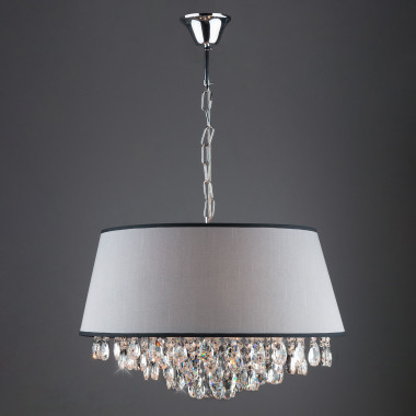 Подвесная люстра с хрусталем 10092/5 хром — Multielectrika