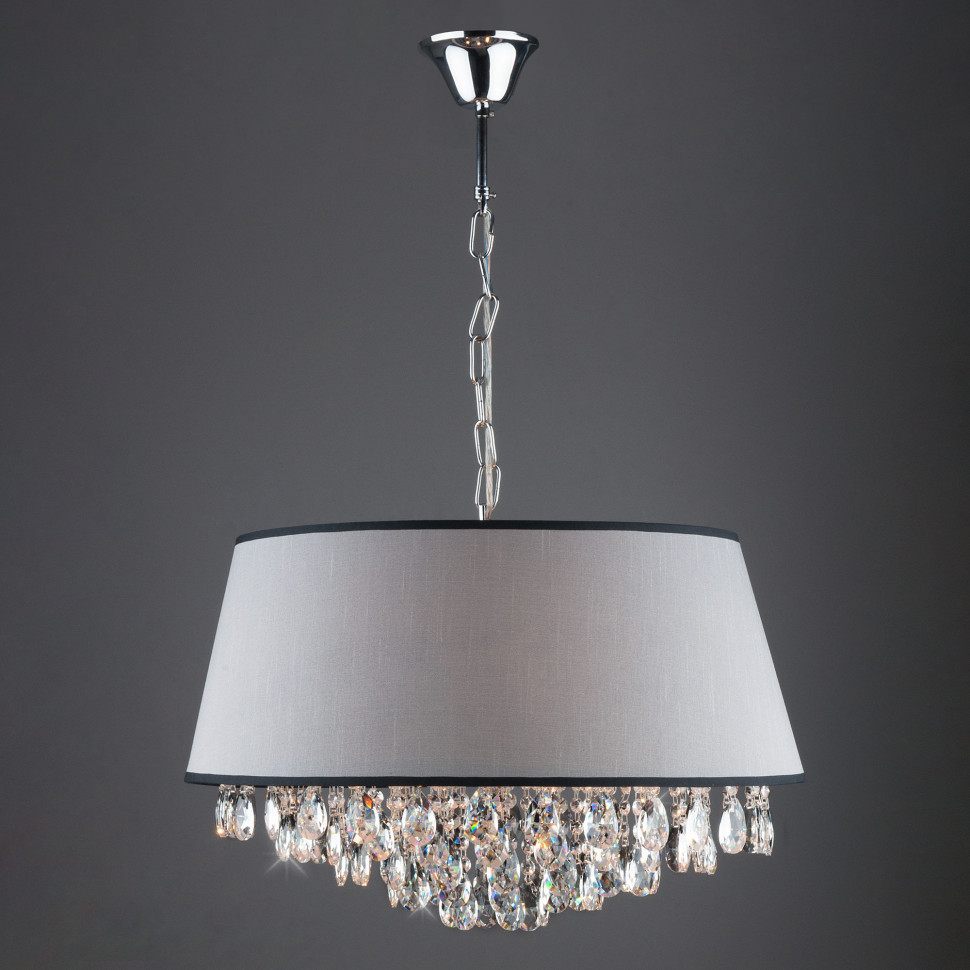 Подвесная люстра с хрусталем 10092/5 хром фото 1 — Multielectrika
