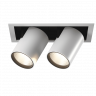 Встраиваемый LED светильник  SPL двойной  25W 4000K SPL-SQ2-25-NW