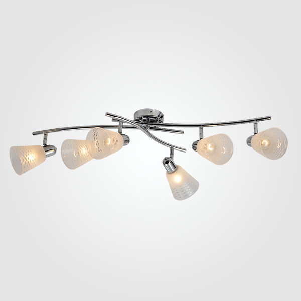 Потолочный светильник с плафонами 20053/6 хром фото 1 — Multielectrika