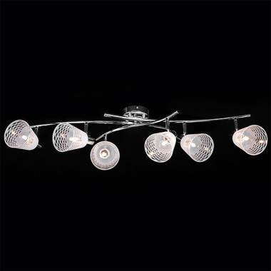 Потолочный светильник с плафонами 20053/6 хром — Multielectrika