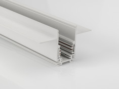 SY-LINK-20T1-2.5-WH, шинопровод встраиваемый глубокий под гипсокартон, 48В, белый, 2,5м &mdash; Multielectrika