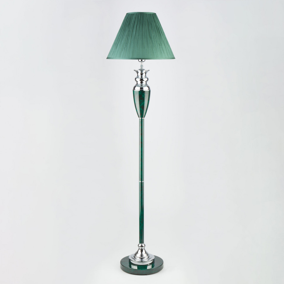 Торшер классический зеленый 009/1T GR фото 1 — Multielectrika